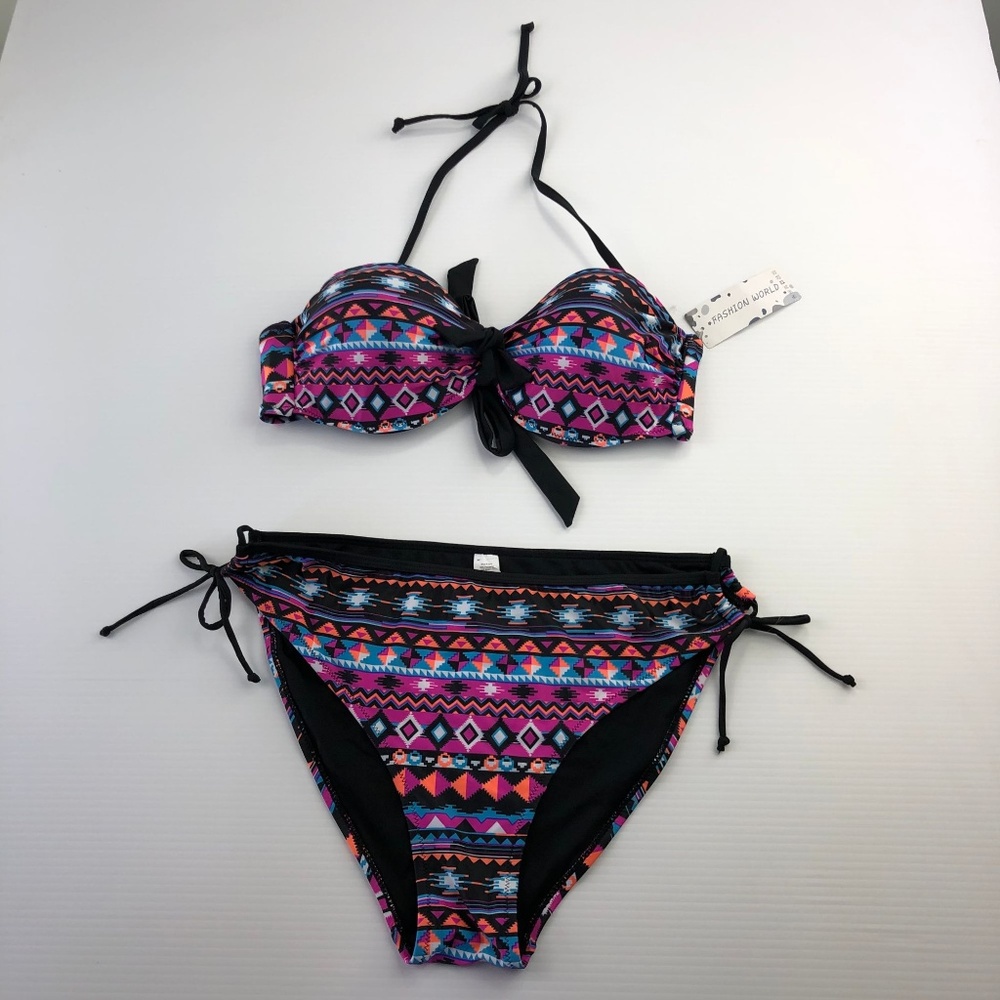 Fashion World Swimsuit 2XL  Bra Briefs Sexy Bikini